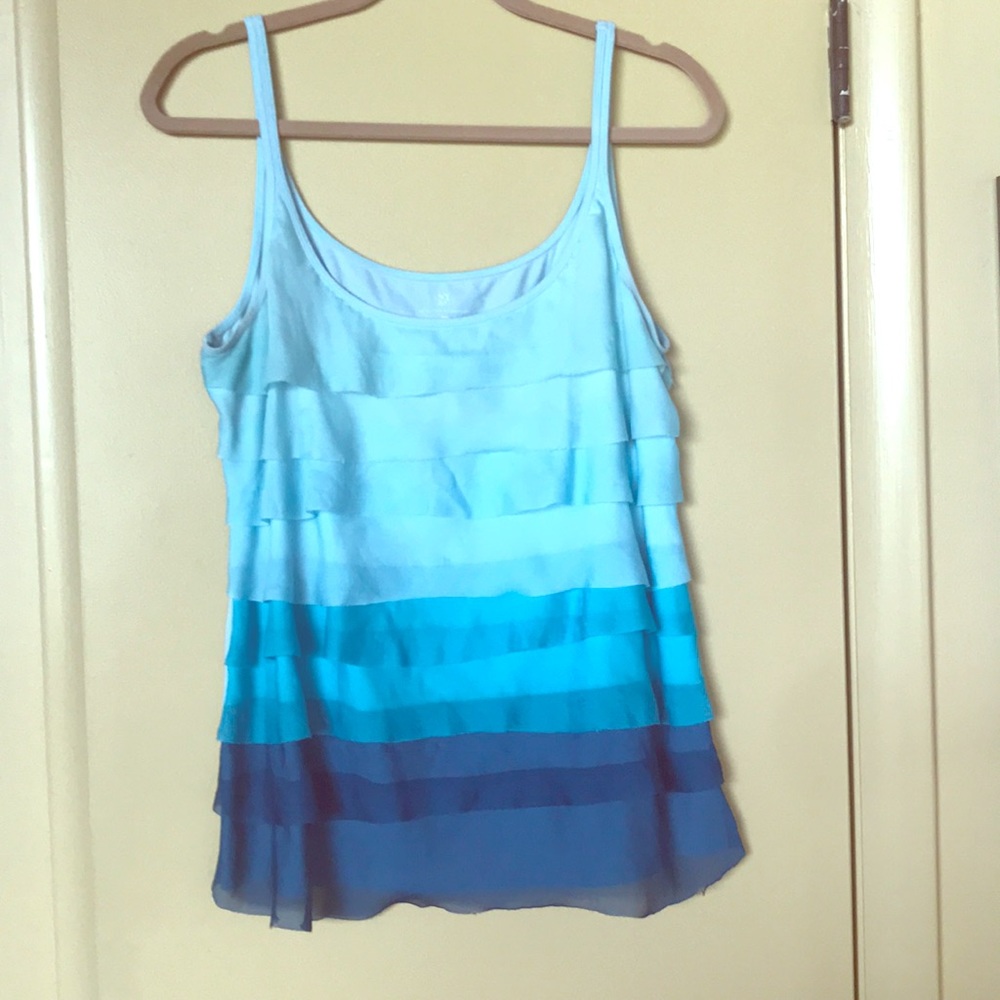 Blue ombré tank top from New York and Co.